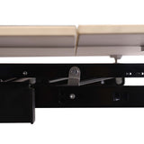 Uitschuifbare tafel 'Hera' 160-240 cm Rechthoekig Steen Wit