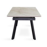 Uitschuifbare tafel 'Hera' 160-240 cm Rechthoekig Glanzend Shakespear Beige