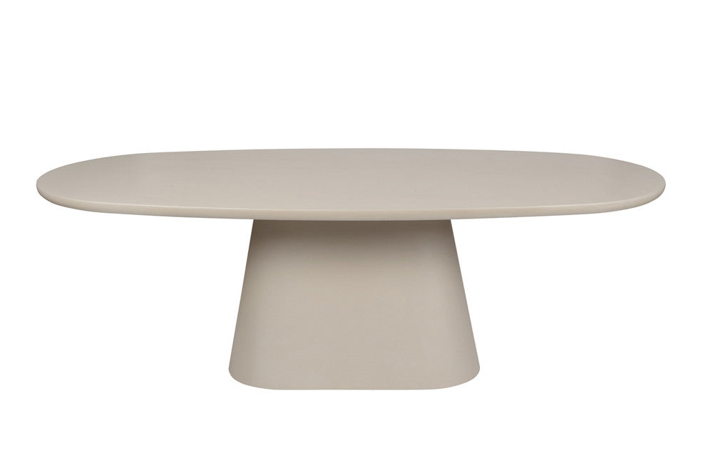 Tafel 'Tavira' 220 cm Ovaal Cementbeige