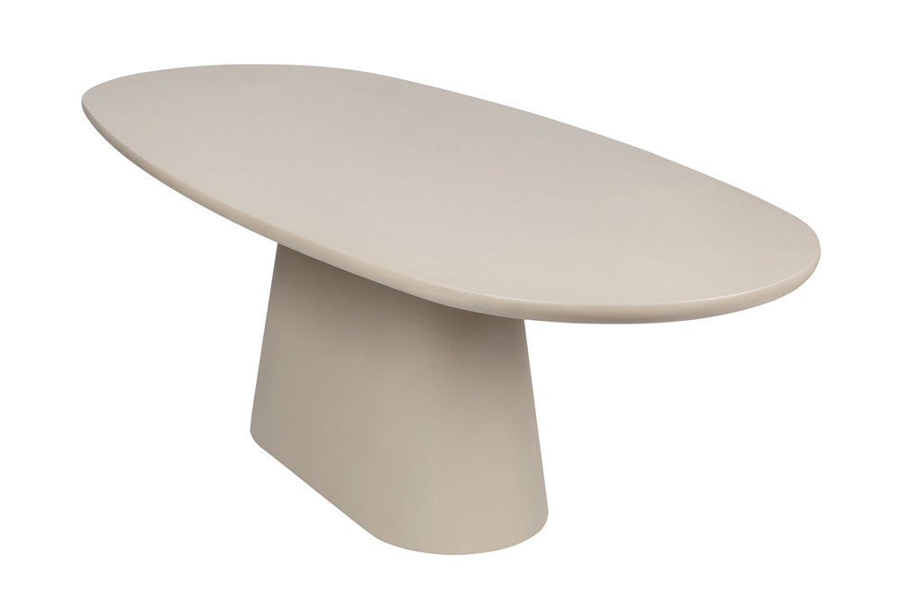 Tafel 'Tavira' 220 cm Ovaal Cementbeige
