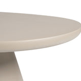 Tafel 'Tavira' 220 cm Ovaal Cement Wit