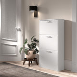 Schoenenkast 'Carini' 3 laden Wit