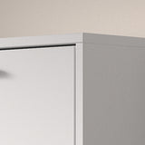 Schoenenkast 'Carini' 3 laden Wit