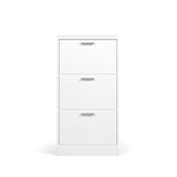 Schoenenkast 'Carini' 3 laden Wit