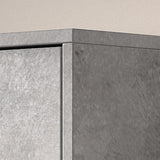 Schoenenkast 'Carini' 3 laden Beton