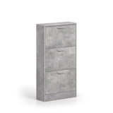 Schoenenkast 'Carini' 3 laden Beton