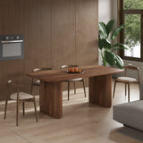 Tafel 'Jean' 200 cm Deens Ovaal Mango hout Lichtbruin