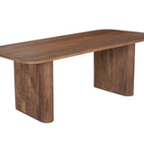 Tafel 'Jean' 200 cm Deens Ovaal Mango hout Lichtbruin