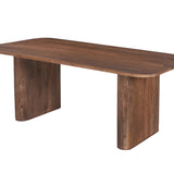 Tafel 'Jean' 200 cm Deens Ovaal Mango hout Lichtbruin