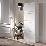 Schoenenkast 'Carini' 4 laden Wit