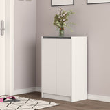 Schoenenkast 'Lilly' 2 deuren Wit