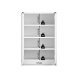 Schoenenkast 'Lilly' 2 deuren Wit