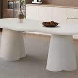 Tafel 'Faro' 220 cm Organisch Cement
