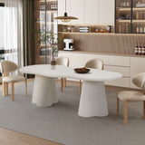 Tafel 'Faro' 220 cm Organisch Cement