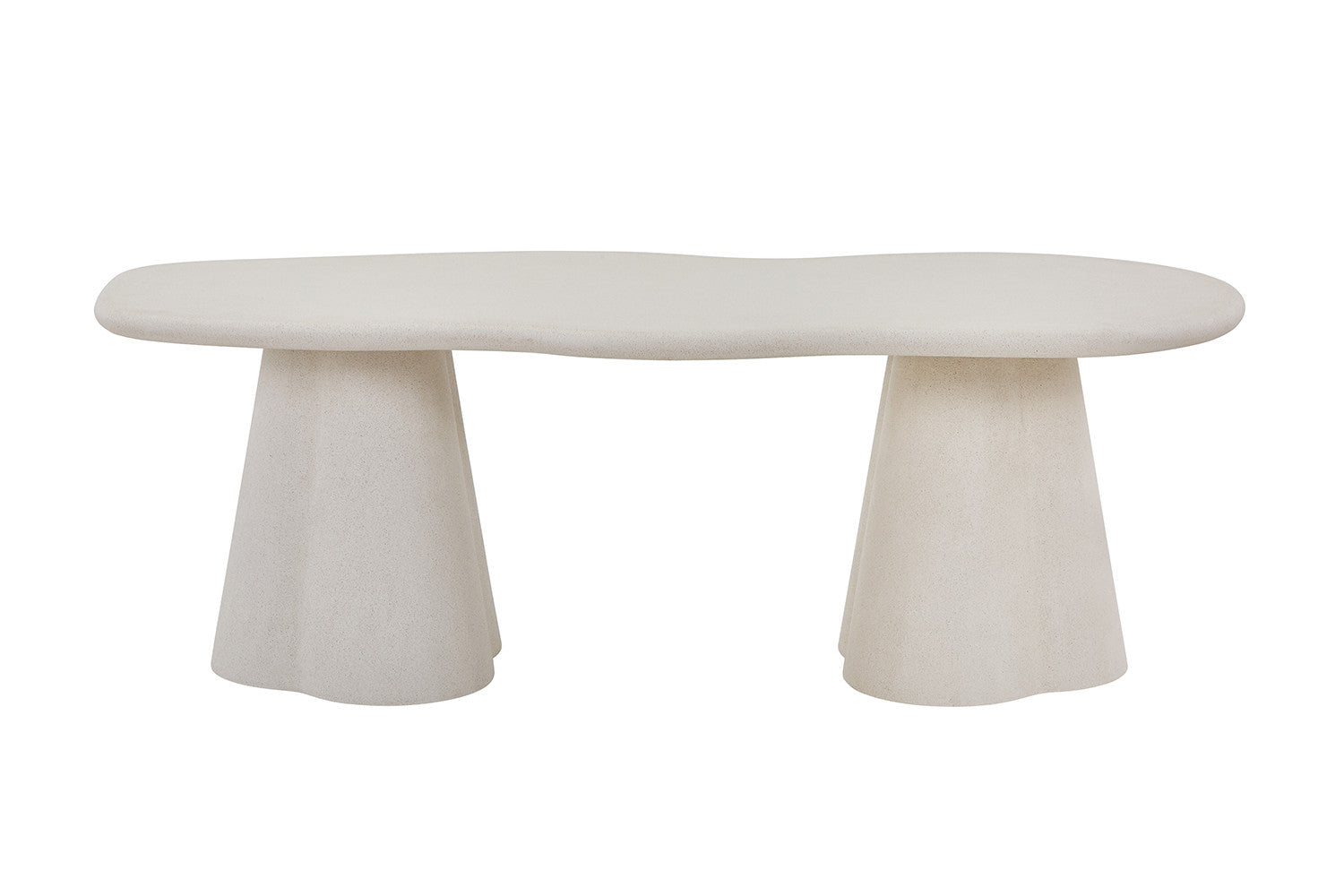 Tafel 'Faro' 220 cm Organisch Cement