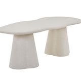 Tafel 'Faro' 220 cm Organisch Cement