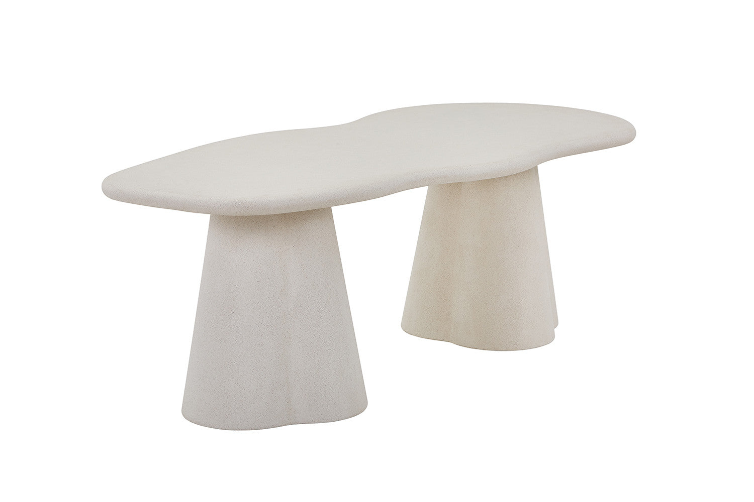 Tafel 'Faro' 220 cm Organisch Cement