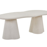 Tafel 'Faro' 220 cm Organisch Cement