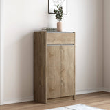 Schoenenkast 'Lilly' 2 deuren en 1 lade Sonoma