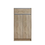 Schoenenkast 'Lilly' 2 deuren en 1 lade Sonoma