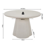 Tafel 'Faro' 120 cm Rond Cement