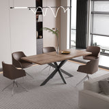 Uitschuifbare tafel 'Kos' 160-200 cm Donkerbruin