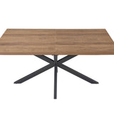 Uitschuifbare tafel 'Kos' 160-200 cm Donkerbruin