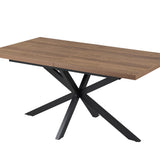 Uitschuifbare tafel 'Kos' 160-200 cm Donkerbruin