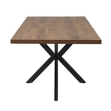 Uitschuifbare tafel 'Kos' 160-200 cm Donkerbruin
