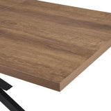 Uitschuifbare tafel 'Kos' 160-200 cm Donkerbruin