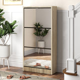 Schoenenkast 'Mex' Spiegel 3 laden Decor Sonoma