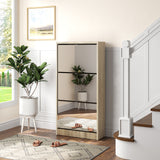 Schoenenkast 'Mex' Spiegel 3 laden Decor Sonoma