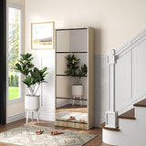 Schoenenkast 'Mex' Spiegel 4 laden Decor Sonoma