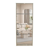 Schoenenkast 'Mex' Spiegel 4 laden Decor Sonoma