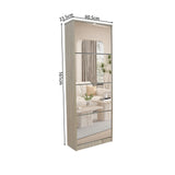 Schoenenkast 'Mex' Spiegel 4 laden Decor Sonoma