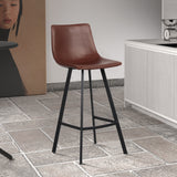 Barstoel 'Ozan'  PU Bruin