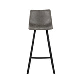 Barstoel 'Ozan' PU Grijs