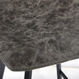 Barstoel 'Ozan' PU Grijs