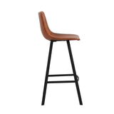 Barstoel 'Ozan' PU Cognac