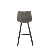 Counterstoel 'Ozan' PU Grijs