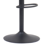 Barstoel 'Fenna' PU Grijs