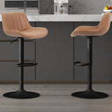 Barstoel 'Fenna' PU Cognac