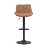 Barstoel 'Fenna' PU Cognac