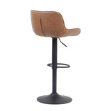 Barstoel 'Fenna' PU Cognac