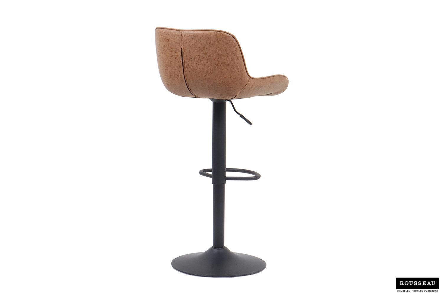 Barstoel 'Fenna' PU Cognac