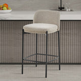 Counterstoel 'Ella' Stof Zand