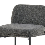 Counterstoel 'Ella' Stof Grijs