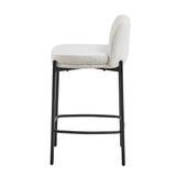 Counterstoel 'Ella' Stof Wit