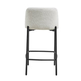 Counterstoel 'Ella' Stof Wit