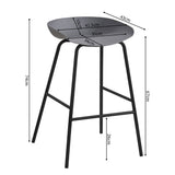 Baliestoel 'Anna' PP Grijs